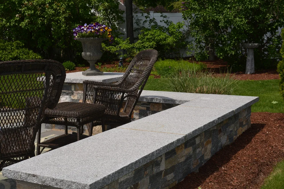 Patio Space in Milford, NH by Swenson Granite Works - Photo 2