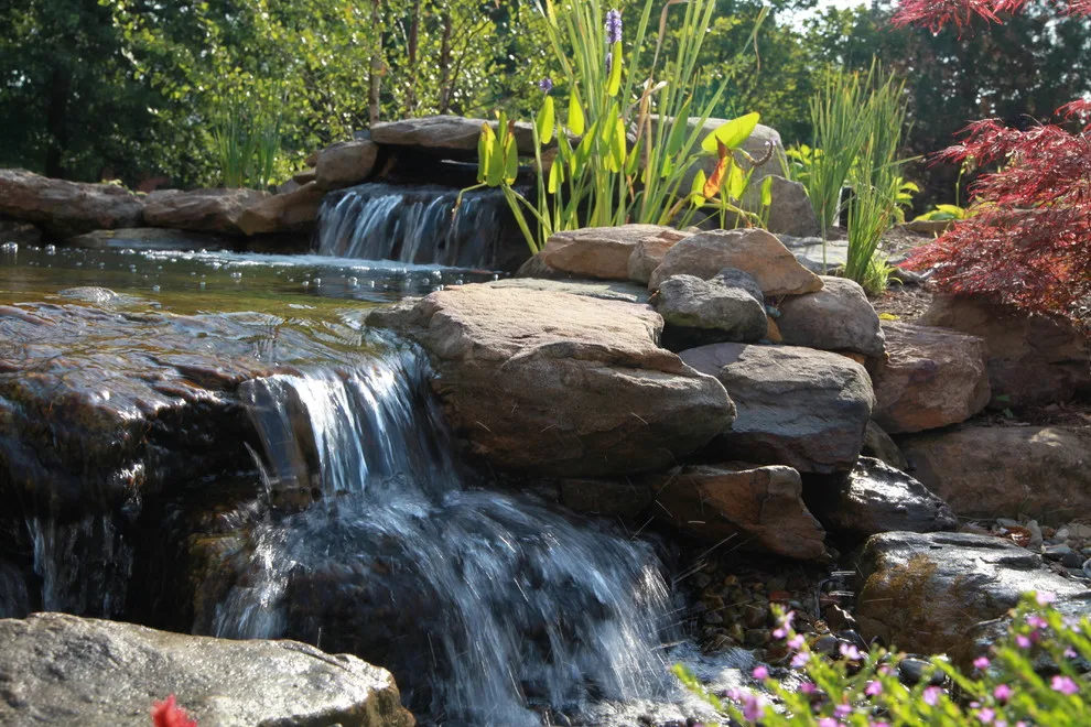 Backyard Oasis in Bath, Ohio by Land Creations Landscaping Inc. - Photo 3