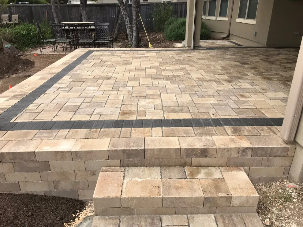 Belgard stone patio by Esposito Hardscapes, LLC - Photo 9