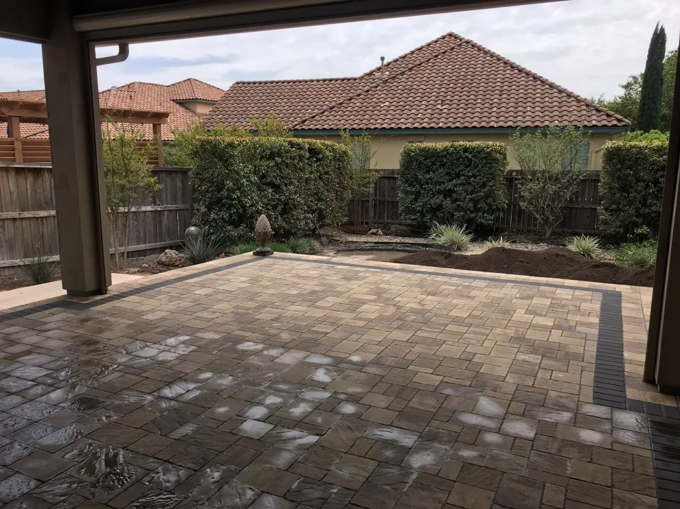 Belgard stone patio by Esposito Hardscapes, LLC - Photo 5