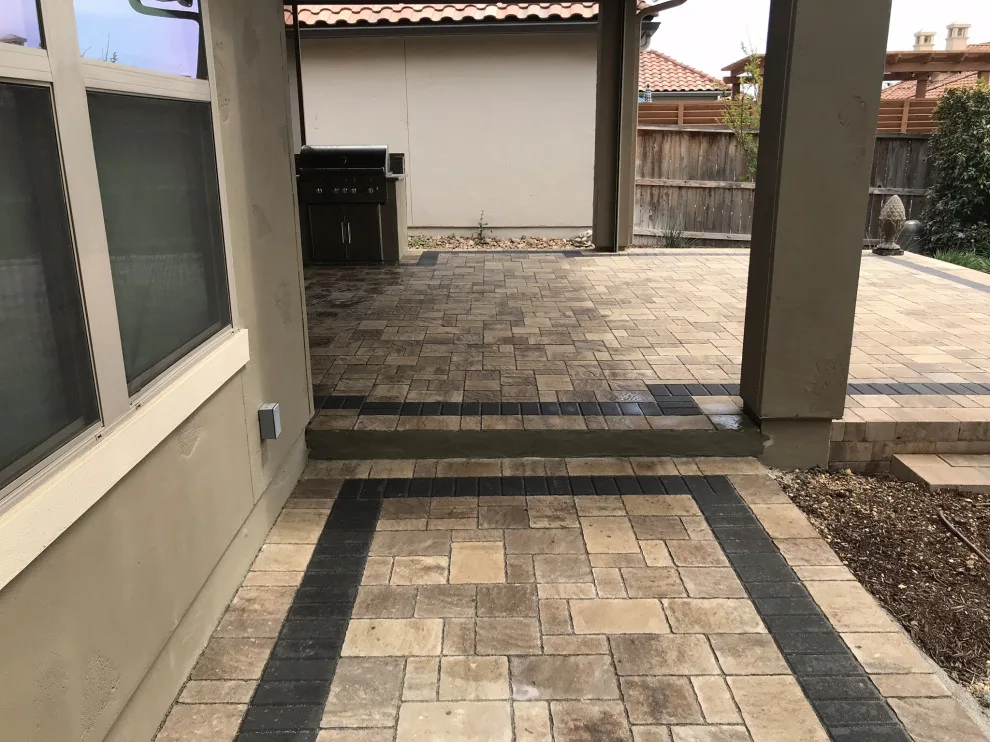 Belgard stone patio by Esposito Hardscapes, LLC - Photo 10