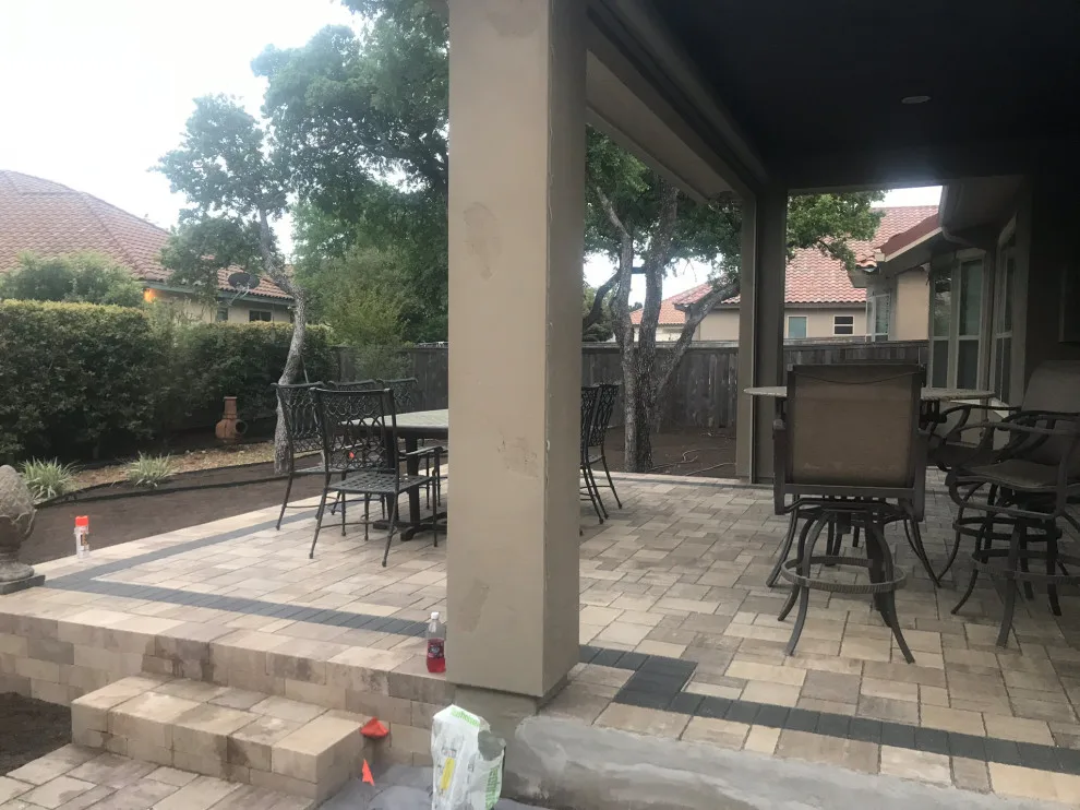 Belgard stone patio by Esposito Hardscapes, LLC - Photo 4
