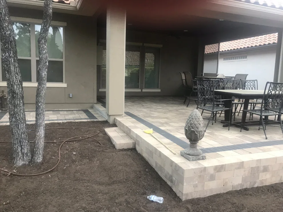 Belgard stone patio by Esposito Hardscapes, LLC - Photo 13