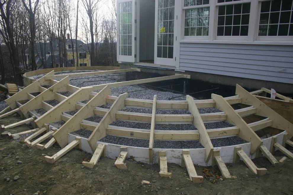 Bluestone Patio, Steps, and Stone Wall - Belmont, MA by Premier Pavers & Hardscape Co - Photo 5