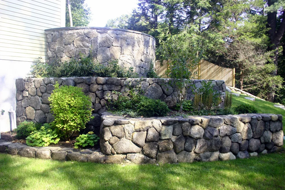 Bluestone Patio, Steps, and Stone Wall - Belmont, MA by Premier Pavers & Hardscape Co - Photo 8