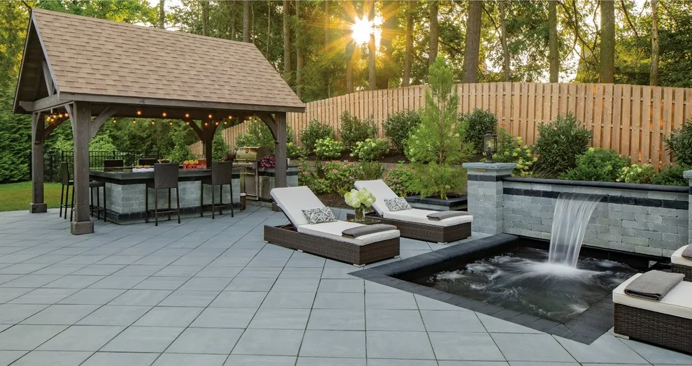 Bluestone Fusion Patio by Cambridge Pavingstones With ArmorTec - Photo 2