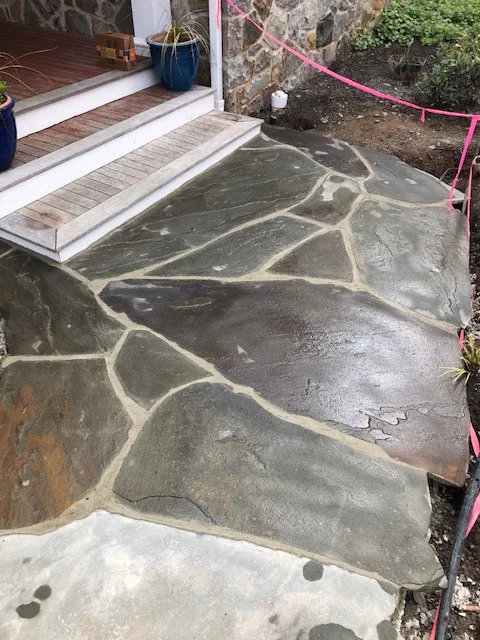 Bluestone Patio, Walkway, and Custom Pergola by Hardscape Artists LLC - Photo 8