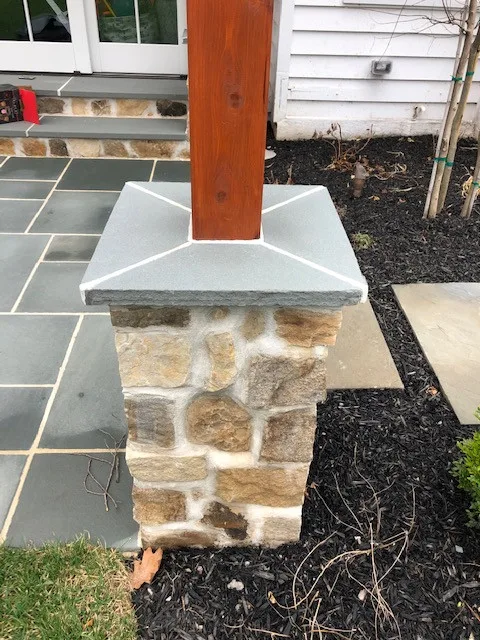 Bluestone Patio, Walkway, and Custom Pergola by Hardscape Artists LLC - Photo 12