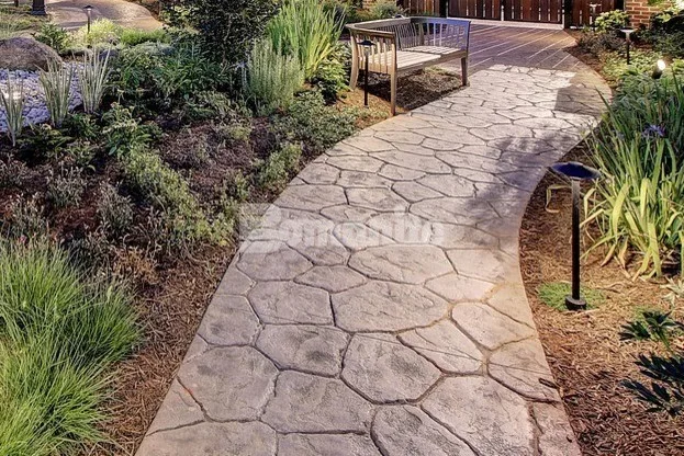 Bomanite Bomacron Patterned Concrete by Bastian Concrete Construction, LLC - Photo 10