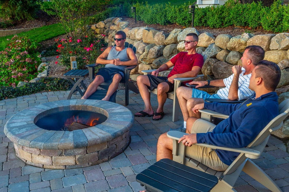 Lakeside Fire Pit and Retaining Wall Remodel by TERRAFIRMA Landscape - Photo 7