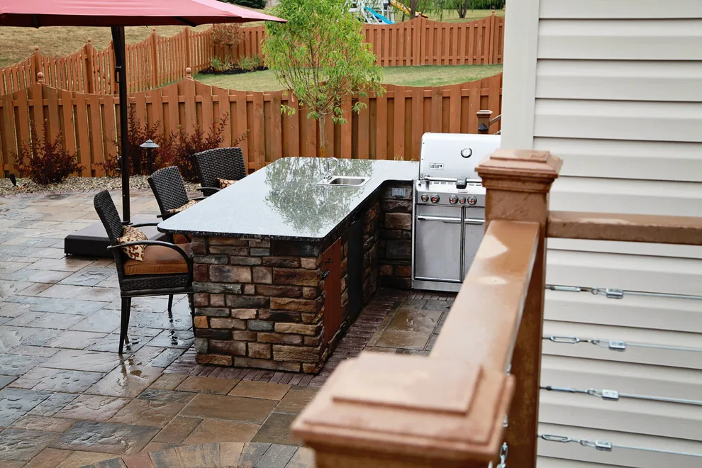 Brunswick Pool Development Project by Land Creations Landscaping Inc. - Photo 4