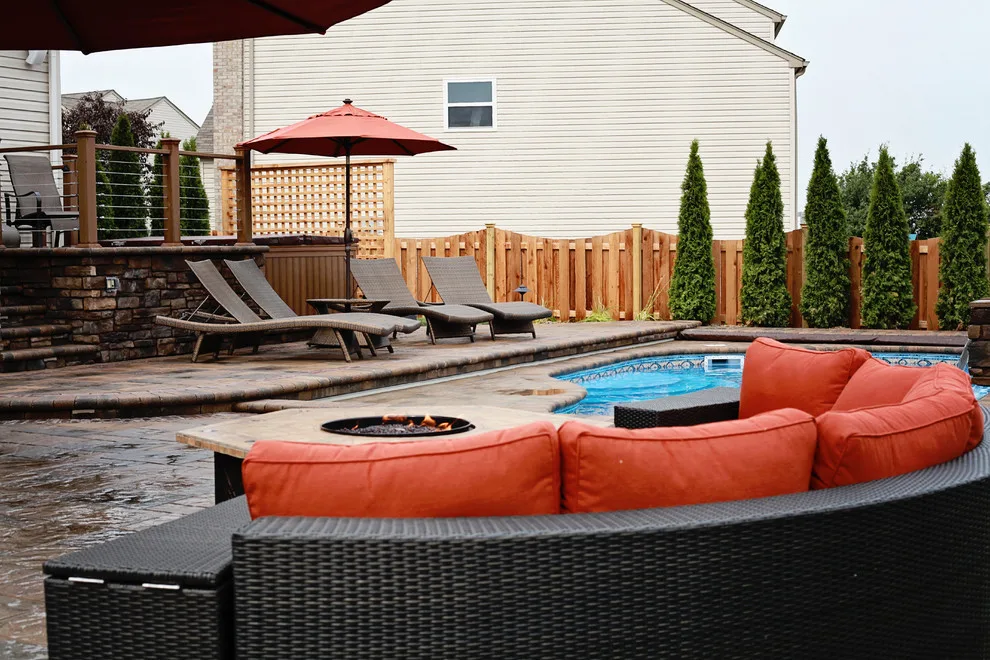 Brunswick Pool Development Project by Land Creations Landscaping Inc. - Photo 5