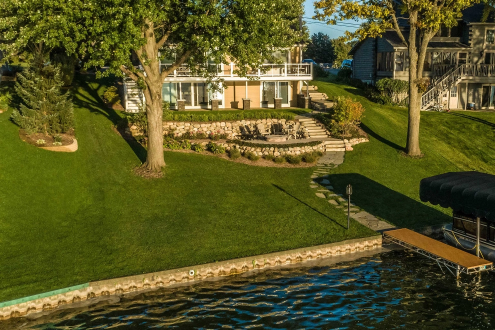 Lakeside Fire Pit and Retaining Wall Remodel by TERRAFIRMA Landscape - Photo 6