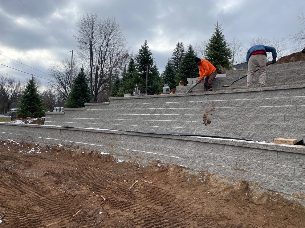 Vineyard Lake Engineered Retaining Wall by TERRAFIRMA Landscape - Photo 4