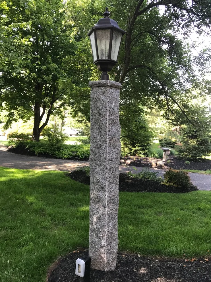 Caledonia Stone Streetlight by Swenson Granite Works - Photo 2