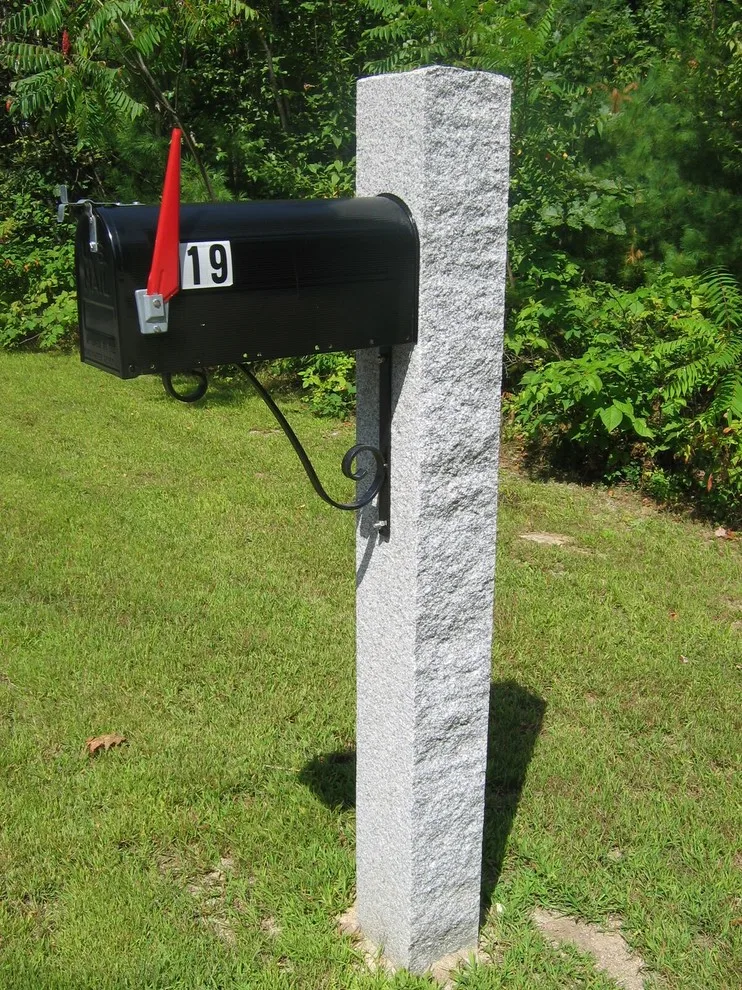 Stone Mailbox Supports by Swenson Granite Works - Photo 9