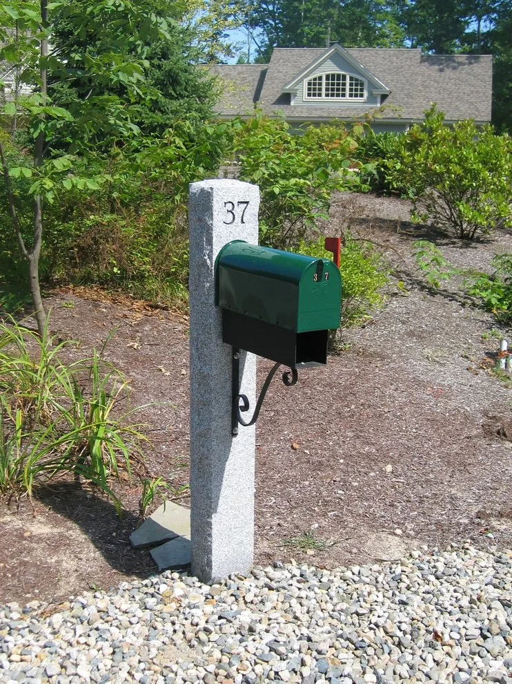 Stone Mailbox Supports by Swenson Granite Works - Photo 11