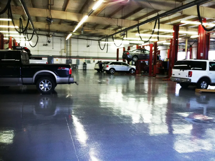Resin-Coated Garage Flooring by Decorative Concrete Resurfacing - Photo 5