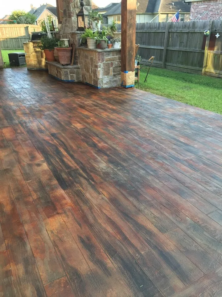 Timber-Style Outdoor Area by Concrete Magic Designs, LLC - Photo 3