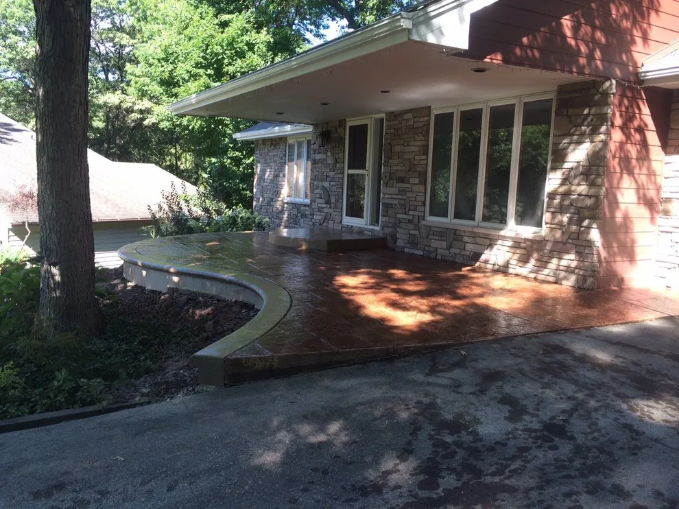 Decorative Stamped and Colored Concrete Patios by Cipala Decorative Concrete Inc - Photo 13