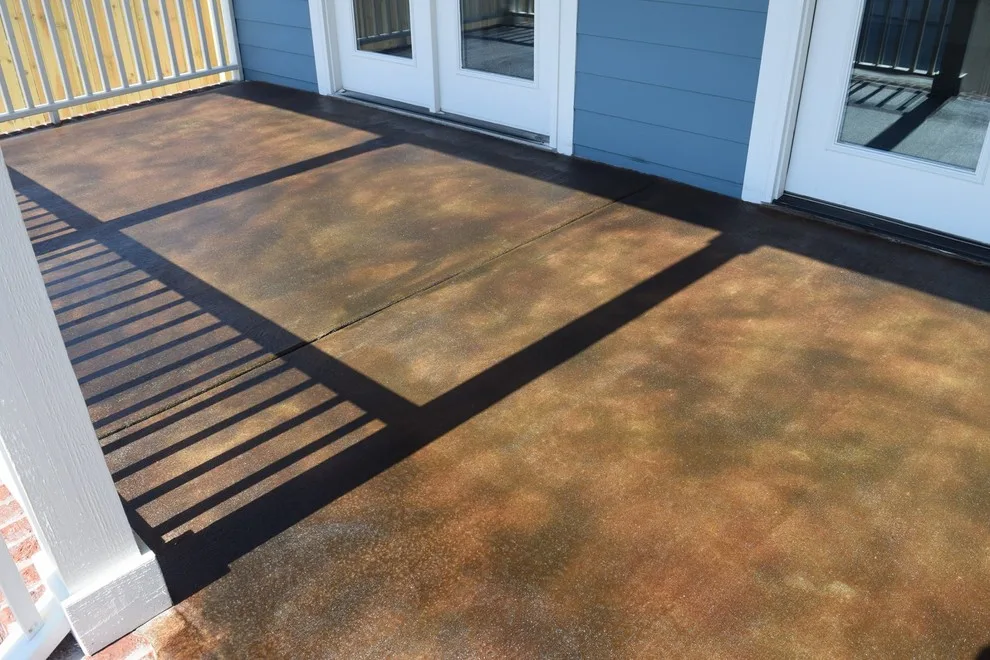 Porch Concrete Staining and Sealing by Best Tech Coatings - Photo 2