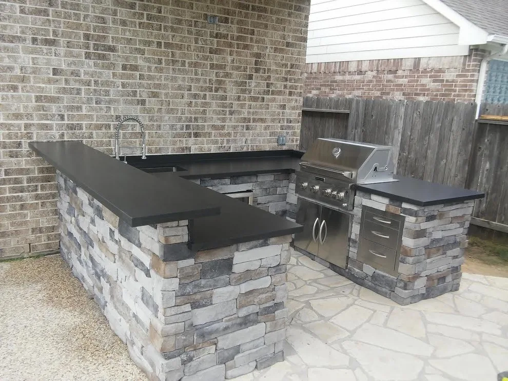 Personalized Outdoor Cooking Space by JL Masonry - Photo 4