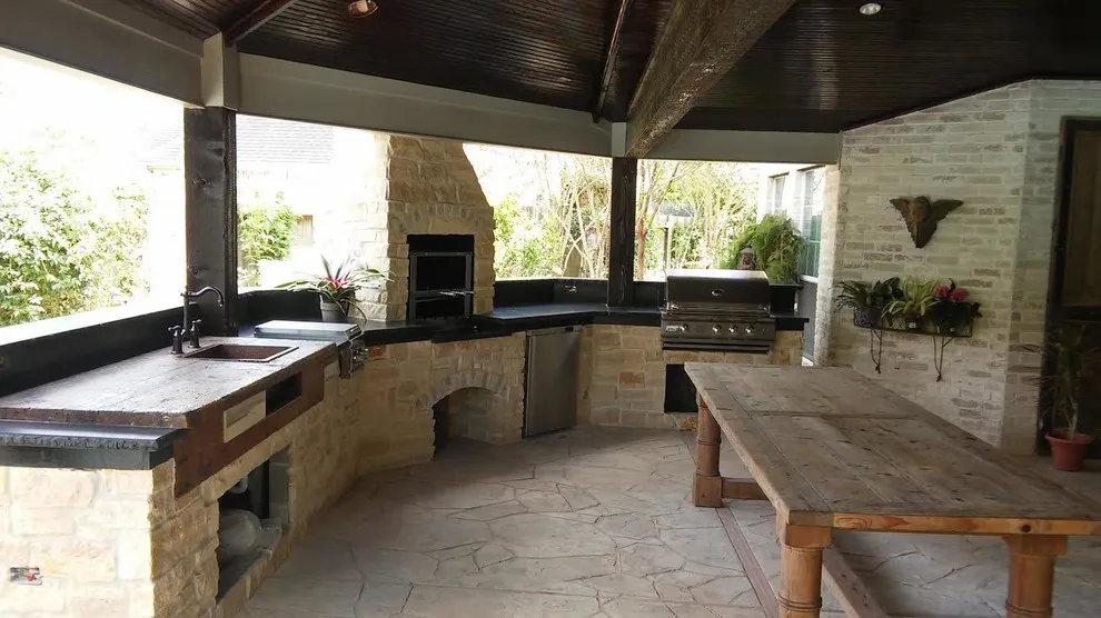 Personalized Outdoor Cooking Space by JL Masonry - Photo 2
