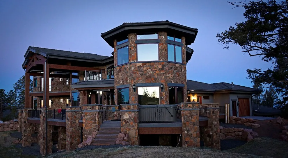 Bespoke Rustic Hilltop Estate | Woodland Park, CO by Sundance Masonry, LLC - Photo 11