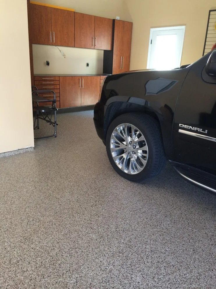 Cardinal Pride: Garage Flooring in St. Louis, MO by Decorative Concrete Resurfacing - Photo 2
