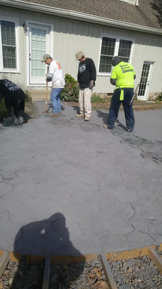 Freshly Stamped Patio by Concrete Repair Specialist - Photo 4