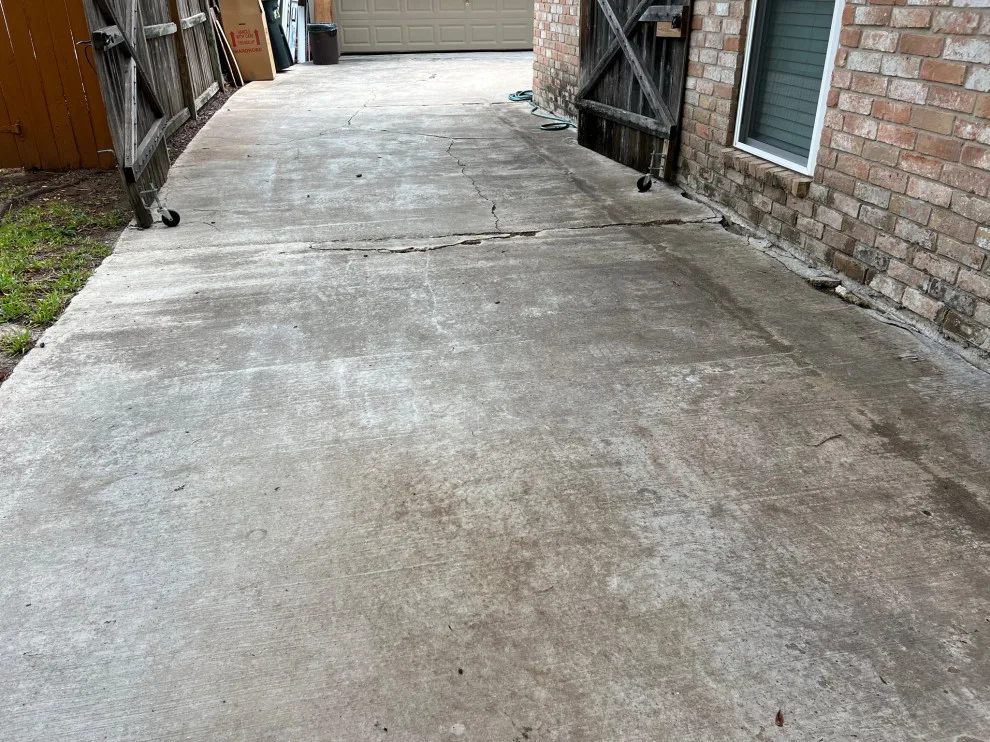 Stamped Patio Driveway by Flores Concrete - Photo 3