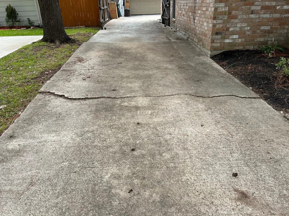 Stamped Patio Driveway by Flores Concrete - Photo 5
