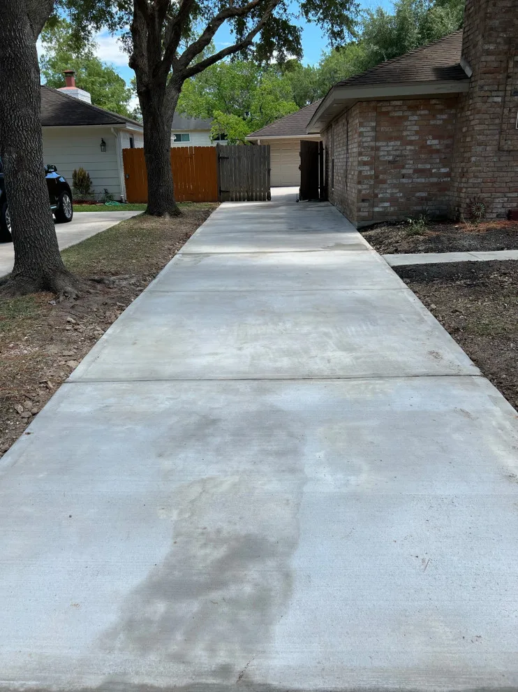 Stamped Patio Driveway by Flores Concrete - Photo 38