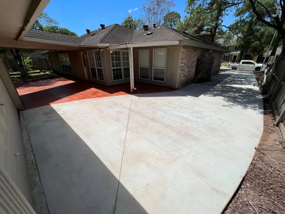 Stamped Patio Driveway by Flores Concrete - Photo 32