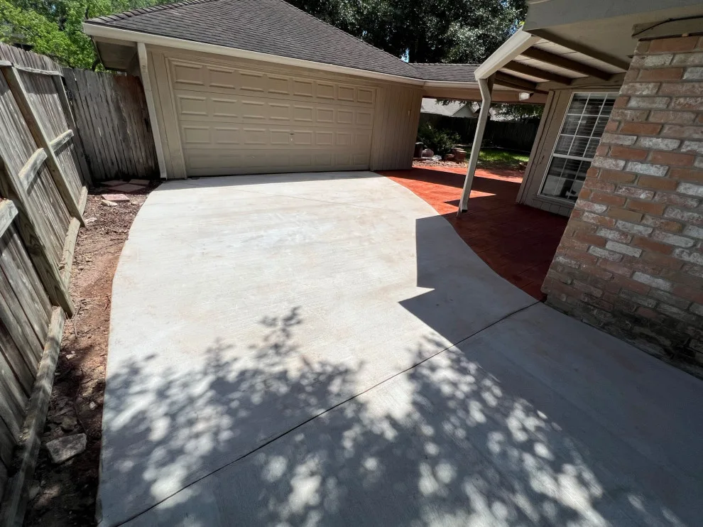 Stamped Patio Driveway by Flores Concrete - Photo 45