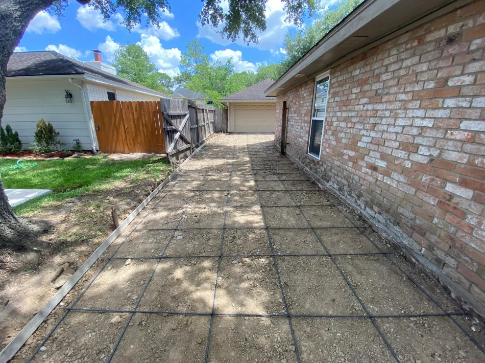 Stamped Patio Driveway by Flores Concrete - Photo 19