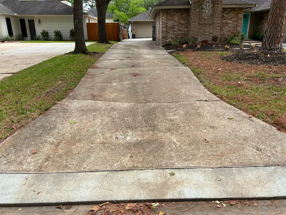 Stamped Patio Driveway by Flores Concrete - Photo 16