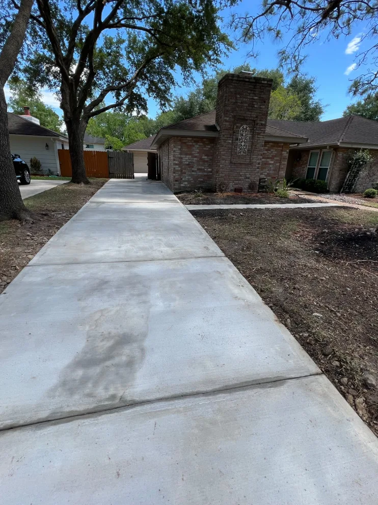 Stamped Patio Driveway by Flores Concrete - Photo 7
