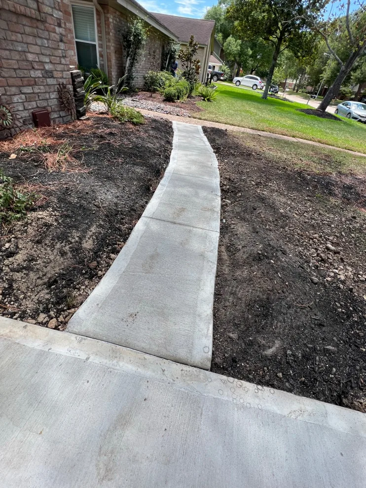 Stamped Patio Driveway by Flores Concrete - Photo 18