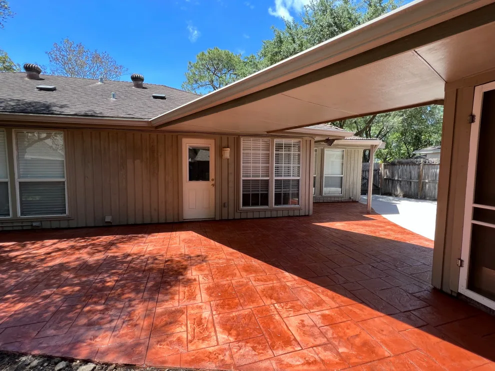 Stamped Patio Driveway by Flores Concrete - Photo 43