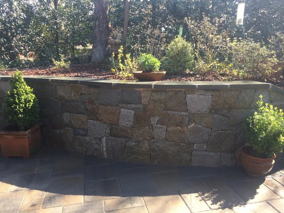 Dunwoody compact outdoor space featuring a fireplace by PaverStone Construction And Greenmark Landscaping - Photo 8