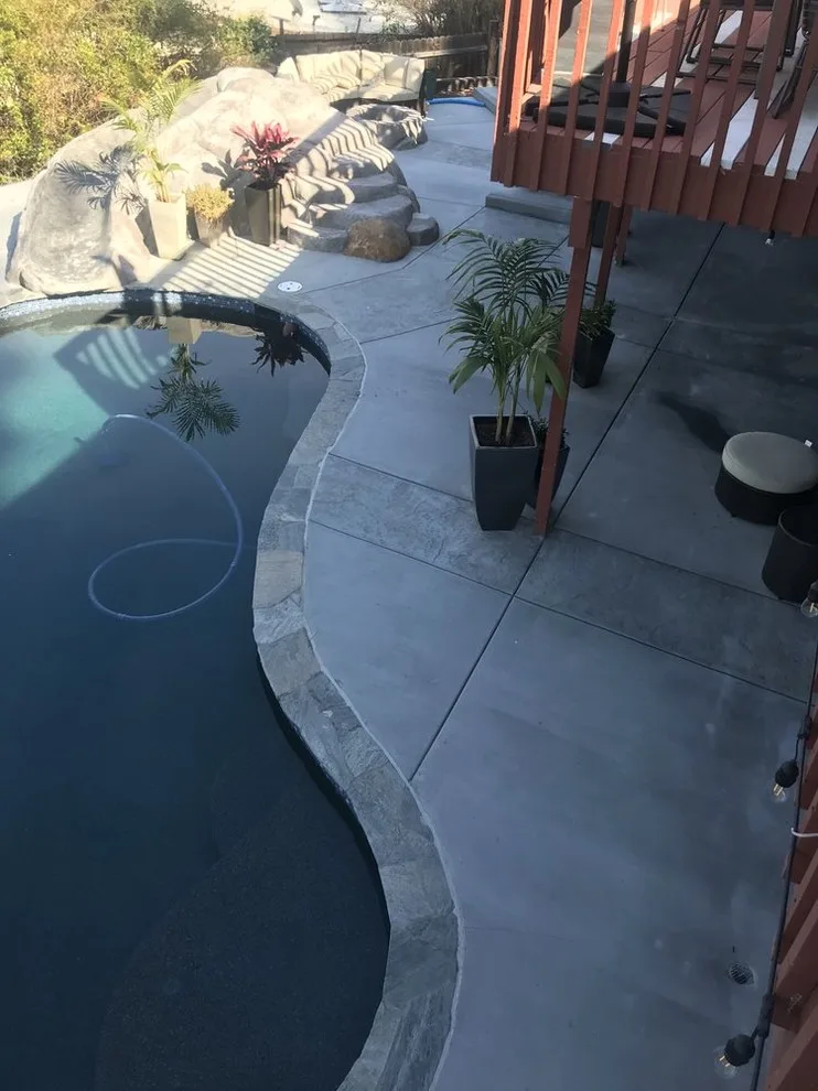 El Cajon Swimming Pool with Waterslide by United Concrete - Photo 4