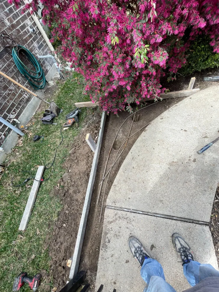 Sidewalk and Driveway Extension by Flores Concrete - Photo 6
