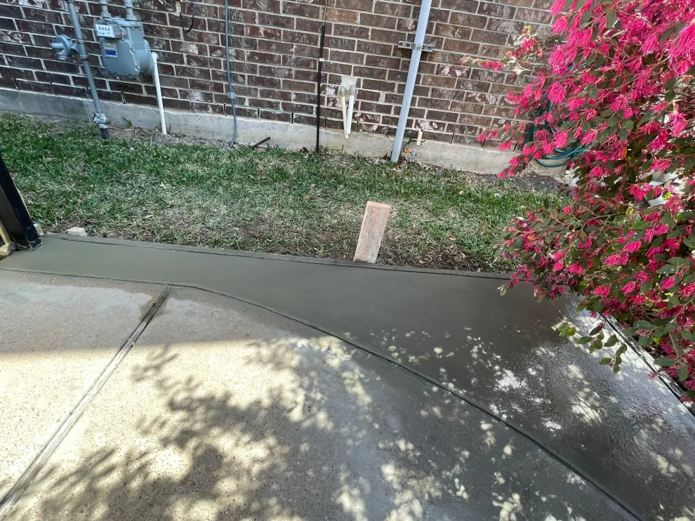 Sidewalk and Driveway Extension by Flores Concrete - Photo 5