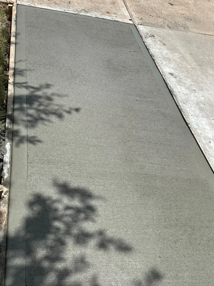 Sidewalk and Driveway Extension by Flores Concrete - Photo 8