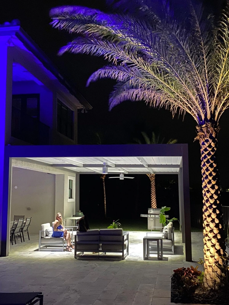 MODERN ALUMINUM PERGOLA by The Landscaping People, Inc. - Photo 9