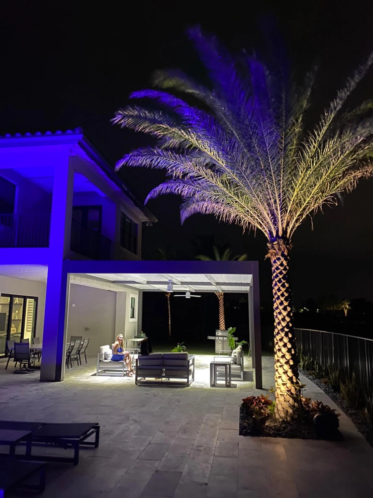 MODERN ALUMINUM PERGOLA by The Landscaping People, Inc. - Photo 7