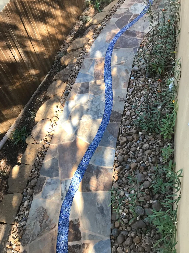 Glass Mosaic Flagstone by Esposito Hardscapes, LLC - Photo 2