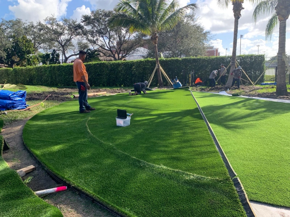 PRIVATE PUTTING GREEN + LANDSCAPE DESIGN by The Landscaping People, Inc. - Photo 3