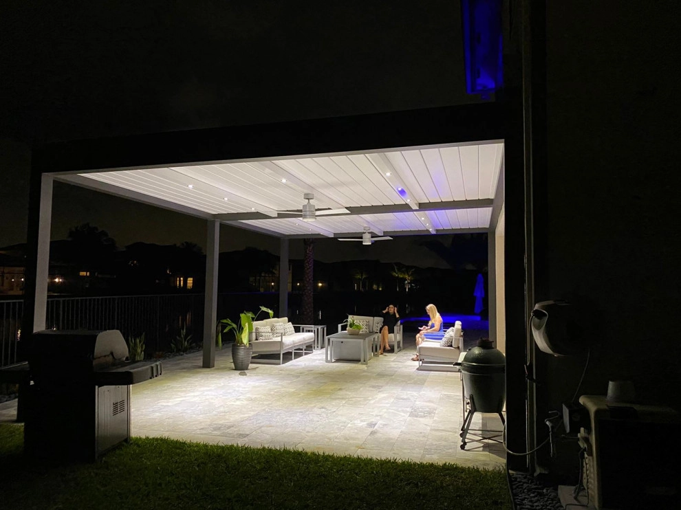 MODERN ALUMINUM PERGOLA by The Landscaping People, Inc. - Photo 11